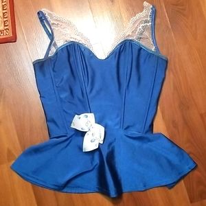 Sexy Peplum Bustier Tank Top